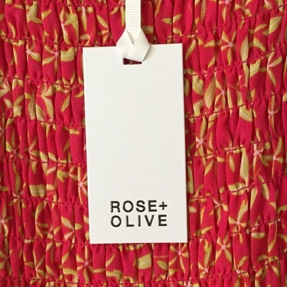 Rose and Olive ☀️nwt☀️ sleeveless top, women’s size medium. Fit and flare - Picture 8 of 12